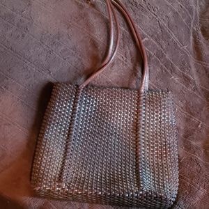 Nine West woven handbag purse